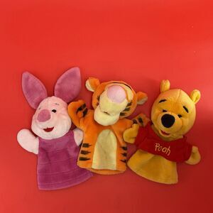VTG Disney Winnie The Pooh Piglet Tigger Hand Puppet Plush 3 Golf Club Covers